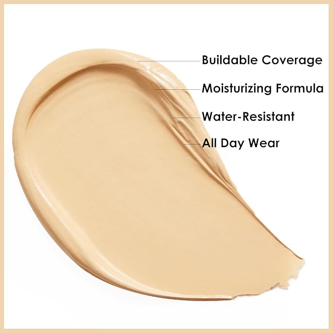 FOCALLURE FIX CORRECTOR Concealer Stick, Full Coverage Concealer Makeup, Color Corrector for Dark Circles, Including Replaceable Applicator, YL03 TART