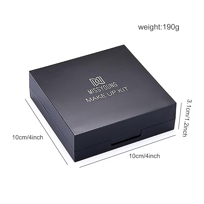 Makeup Eyeshadow Palettes, 25 Colors Protable Multifunction Blush Eyebrow Powder Contour Palettes with Makeup Brush, Matte Shimmer Pearl Eyeshadow Makeup for Daily Party Makeup #7