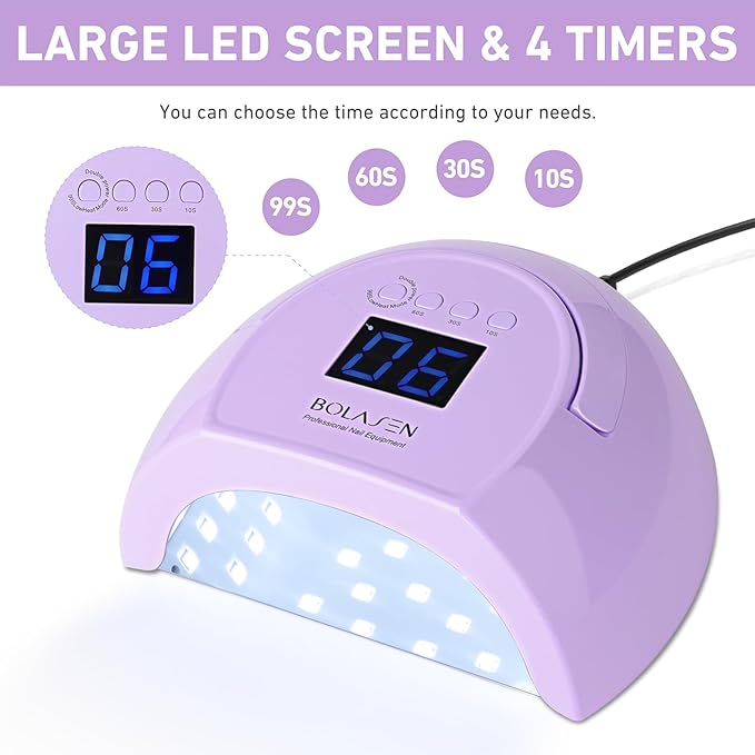 BOLASEN UV Nail Lamp for