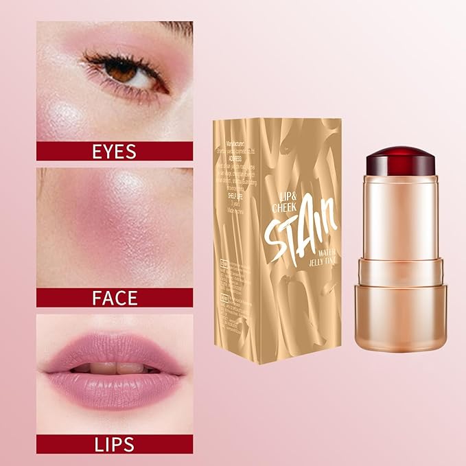 2pcs Jelly Blush Stick, Multi-purpose Lip and Cheek