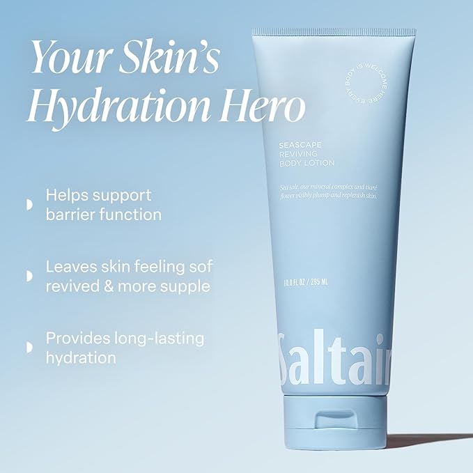 Saltair Body Lotion - 2 Pack Moisturizing Lotion For Dry Skin. Seascape Scented Hydrating Body Cream with Nourishing Moisturizer Formula. Skin Care for Women and Men. 2x 10oz Tubes