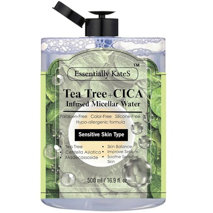 Micellar Water 500ml (16.9 Fl oz), a Jumbo size, Effectively Removes Eye & Face Make-up, No Oil and No Alcohol - Very Moisturizing and Not Painful, a Korean Skin Care