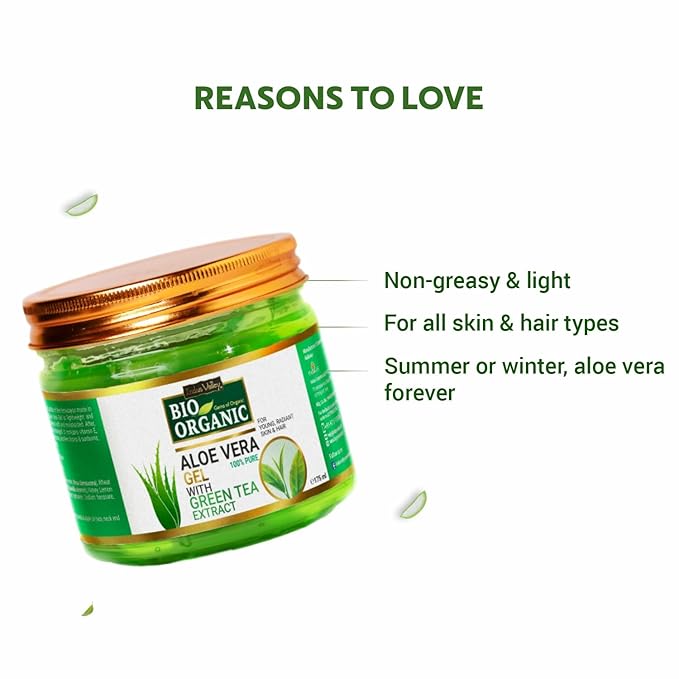 INDUS VALLEY Non-Toxic Aloe Vera Gel for Acne, Scars, Glowing & Radiant Skin Treatment (175 ml)
