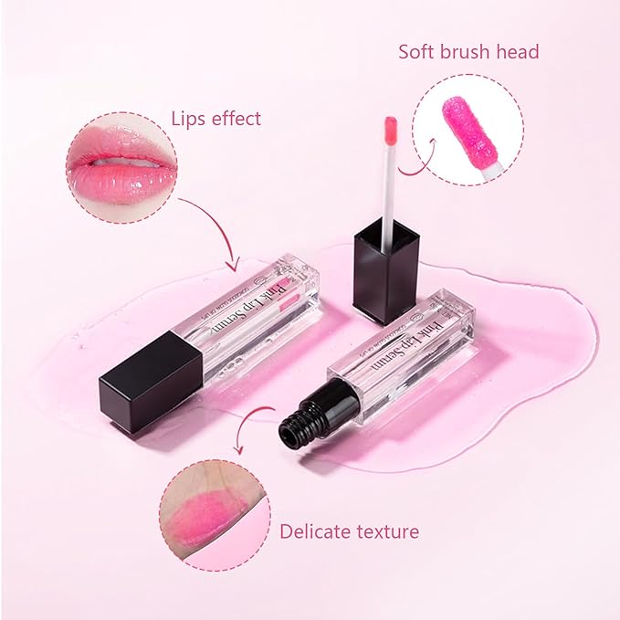 Color Changing Lip Glow Oil,Boss Up Glitter Lip Changing