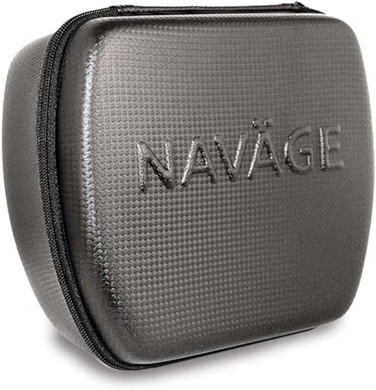 Navage Black Travel Case - Safety Case For Navage Nasal Irrigation System - Anti-Scratch Protector - Travel Storage Organizer for Nose Cleaner (Black)