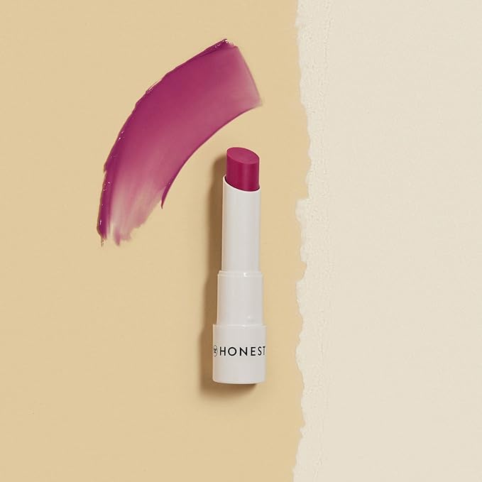 Honest Beauty Tinted Lip Balm | Antioxidant-rich Acai Extracts + Avocado Oil | EWG Certified, Vegan, Cruelty Free | Dragon Fruit