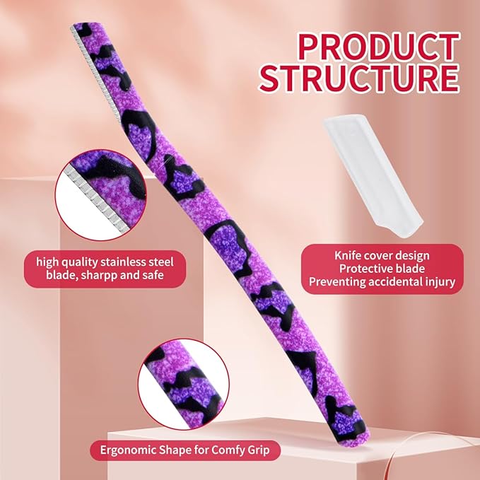 Beauty's Choice's Unique Face Razors For Women | Dermaplane Razor For Women Face | Facial Razors for Women Face | Face Shavers for Women | Womens Face Razor Peach Fuzz | Dermaplaning Razor