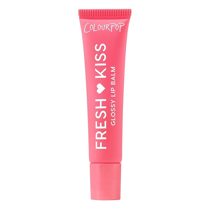 ColourPop Fresh Kiss Glossy Lip Balm - Hydrating Lip Care Enriched with Peptides, Hyaluronic Acid, Shea Butter & Vitamin E for an Ultra-Cushiony Formula - Watermelon Sugar (0.49 oz)