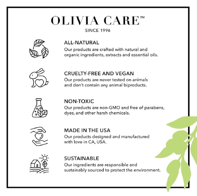 Olivia Care Antibacterial Hand Soap - Infused with Sage & Tea Tree Oil & Lavender Thyme Fragrance, Cleansing, Germ-Fighting, Moisturizing Hand Wash for Kitchen & Bathroom - 18.5 fl oz