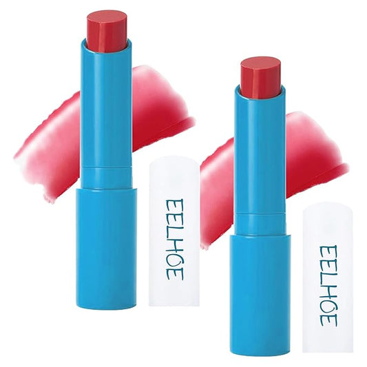 2Pcs Sheer Strength Hydrating Lip Tint, Natural Ingredients Lip
