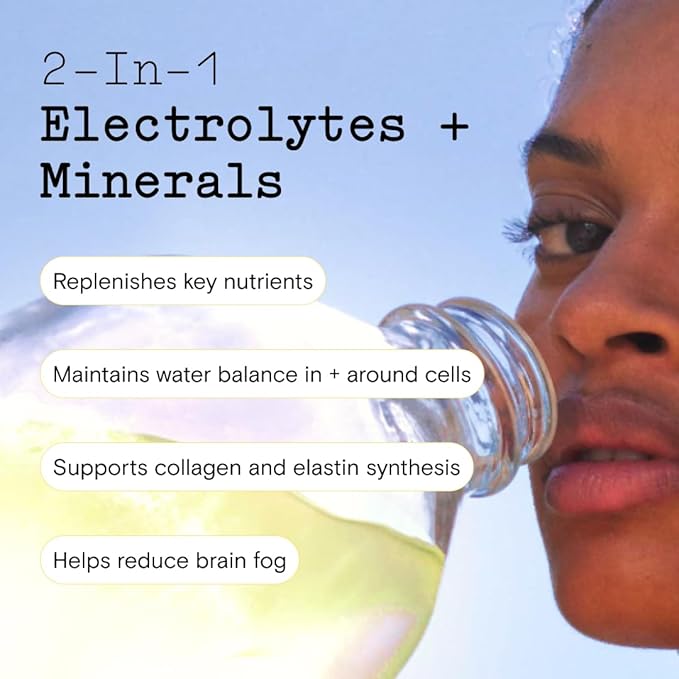 Moon Juice - Mini Dew Electrolytes Powder - Pomelo Grapefruit (30 Servings) - 2in1 Electrolytes & Minerals - Hydration Powder - Magnesium, Calcium, Potassium & Pink Salt - Sugar Free, Vegan, Non GMO