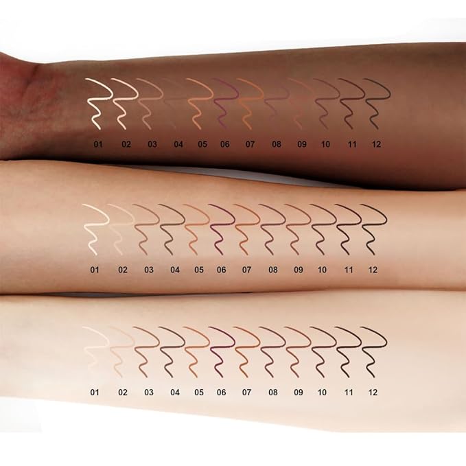 12Pcs Lip Liner Pencil Set - Matte Lip Combo for Women, Waterproof & Smudgeproof, Precise Lip Shaping & Sculpting, Includes Sharpener, Assorted Colors Set B