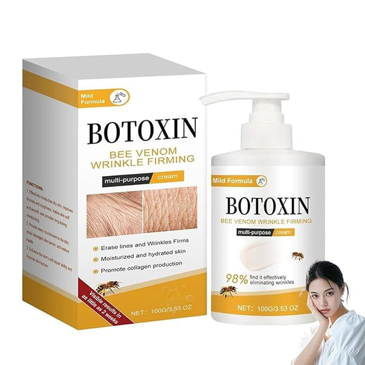 Bee Venom Wrinkle Firming Cream Multi – Anti-Aging, Moisturizing & Lifting Skin Treatment Purpose Cream for Wrinkle Removal & Firmness