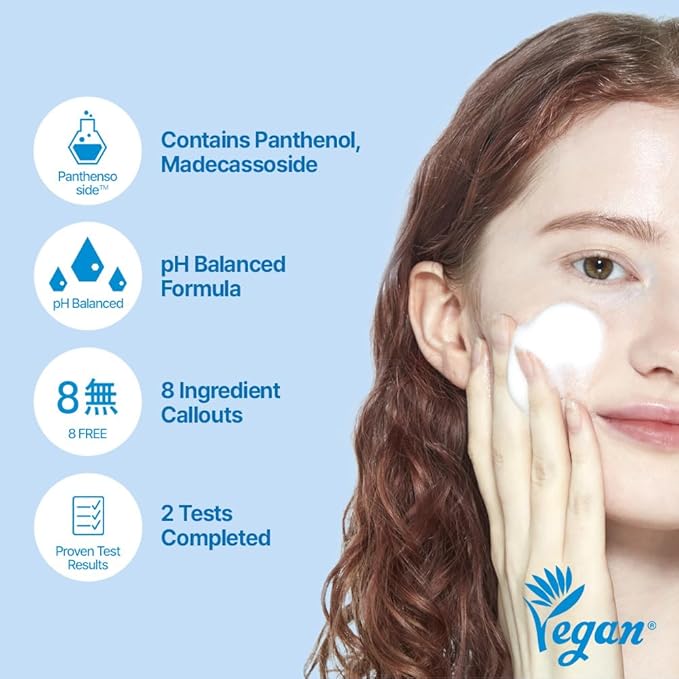 ETUDE SoonJung 5.5 Foam Cleanser 5.1 fl. oz. (150ml) 23AD | Soft Bubble Hydrating Vegan Facial Cleanser for Sensitive Skin | Fragrance-Free Low-pH Korean Cleansing Wash | Korean Skin Care, Kbeauty