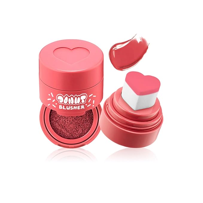 Cream Liquid Blush for Cheeks, Stamp Blush Pink Dewy Finish