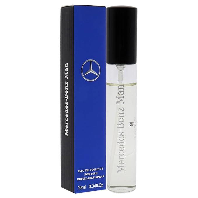 Mercedes-Benz Man - Eau de Toilette for Men - Aromatic, Woody Fruity Mens Fragrance with Cedar and Oakmoss Notes - Long Lasting Mens Cologne - 0.34 oz