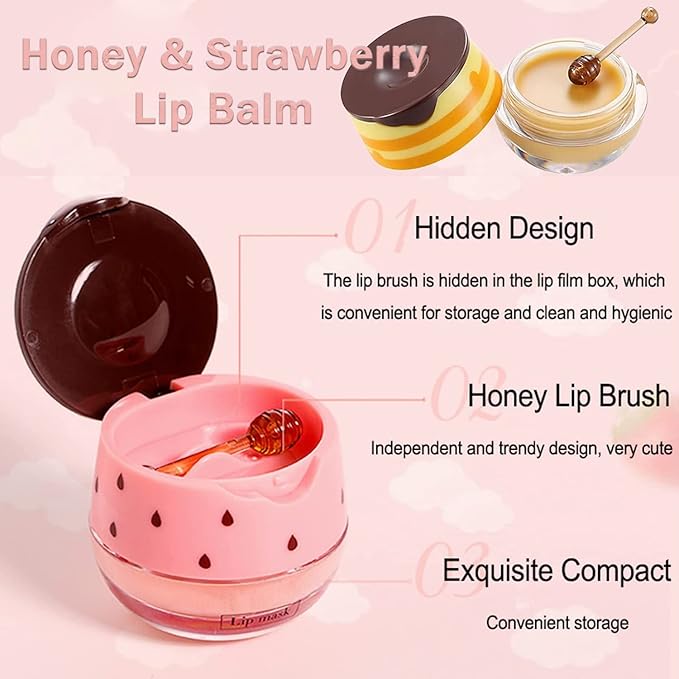 Bee Lip Balm Honey Pot, 4