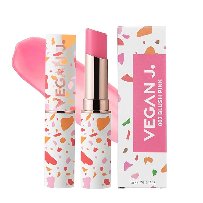 Lip Balm – Long-Lasting Hydration with Natural Color – Korean Beauty, Oasis Plant Complex, Silicone-Free, Vegan & Cruelty-Free Lip Care (002 Blush Pink)