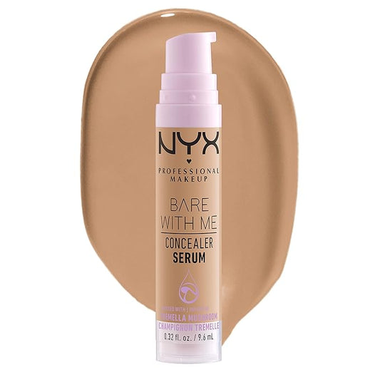 NYX PROFESSIONAL MAKEUP Bare With Me Concealer Serum, Up To 24Hr Hydration - Medium