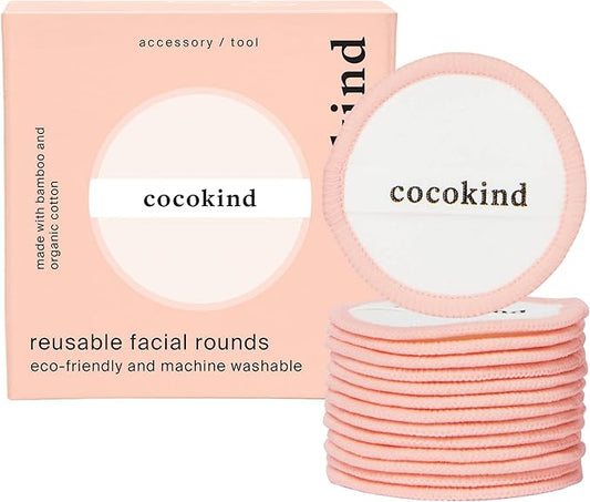 Cocokind reusable facial rounds, reusable