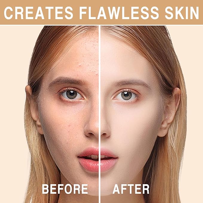 Skin Tone Adjusting CC Cream Spf 50, Colour Correcting Self Adjusting for Mature Skin, Moisturizing Skin, Primer, Concealer, Brightening Skin Tone（2Pcs Natural Color）