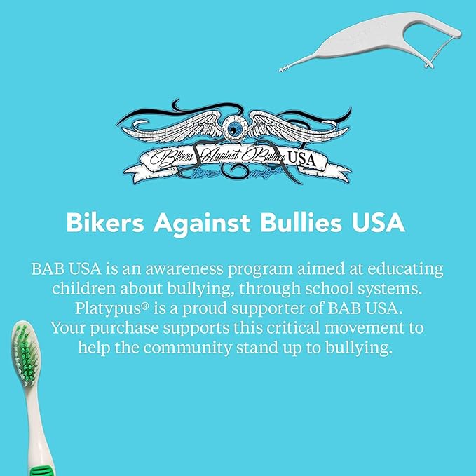 Platypus Orthodontic Toothbrush for Braces | Soft Bristle Braces Toothbrush for Adults & Kids | Angled Bristles for Better Access Around Brackets and Archwires, Comfort Silicone Grip | 2 Count