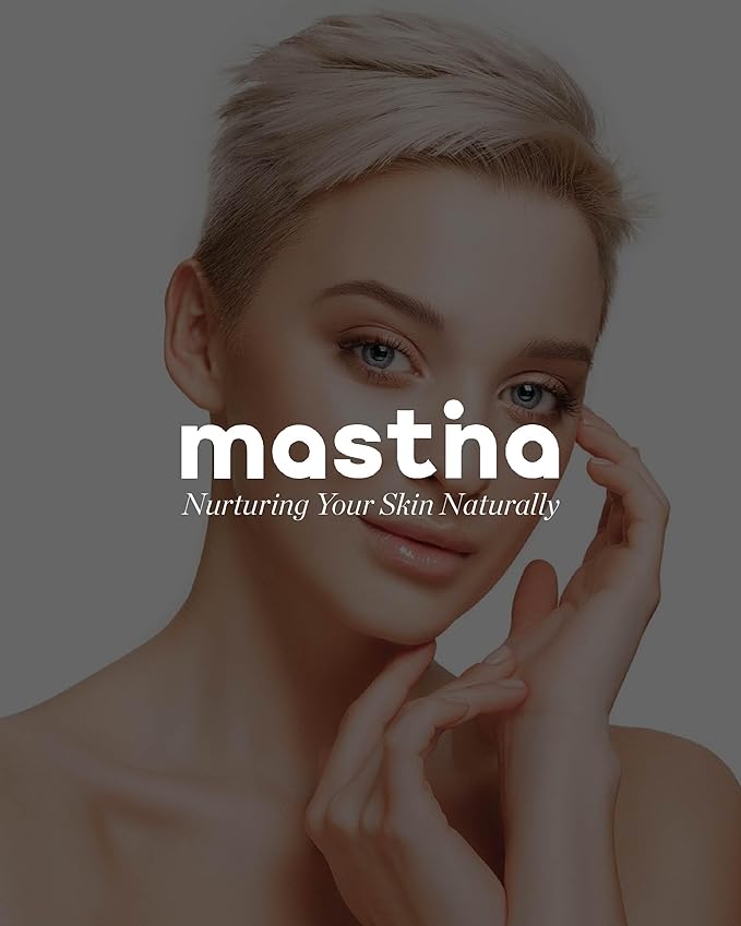 MASTINA White Mastic Face Mask (Heartleaf Calming, 4 pc) Premium Korean Skin Care for Soothing & Deep Moisturization. Sensitive Tired Skin White Mastic Cica Vegan Sheet Masks