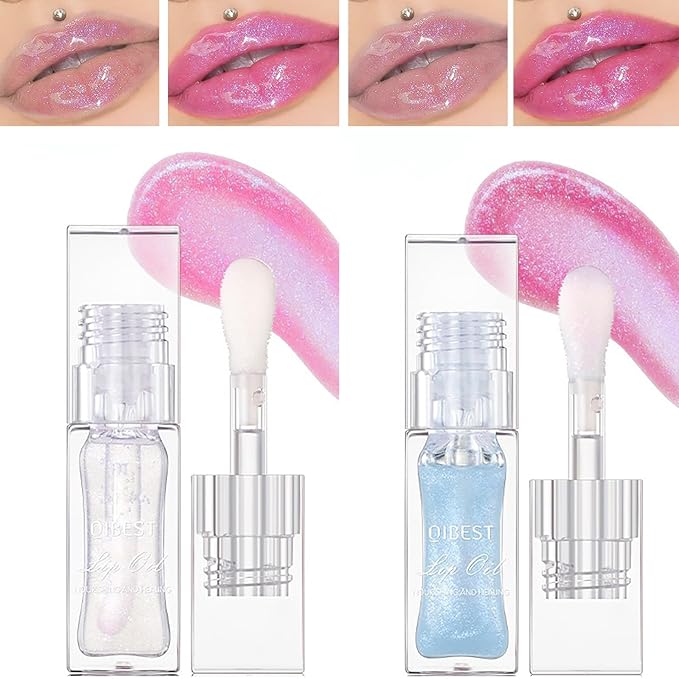 Color Changing Lip Glow Oil Set - 2PCS Changing