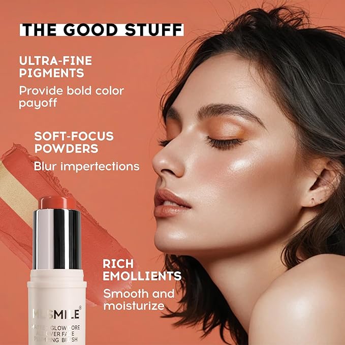 Cream Blush, Jelly Blush, Beauty Blush Makeup Sticks, Stick #07