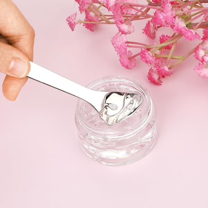 2Pcs Cosmetic Spatula Reusable Facial Massage Spatula Practical