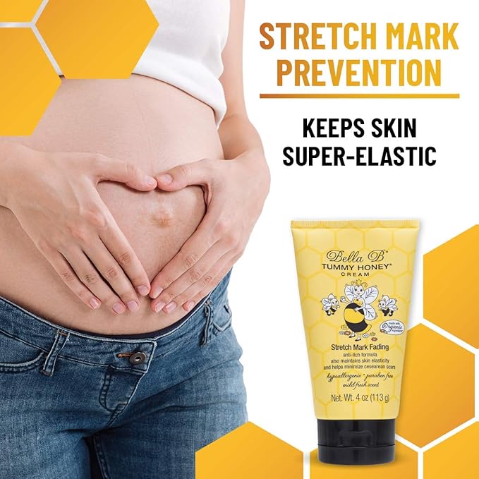 BELLA B Pregnancy & Beyond Starter Set - Skin Care Gift Set - New Mom Gifts - Gift For Mom - New Mom Gift Basket - Pregnancy Must Haves - Pregnancy Gifts For First Time Moms