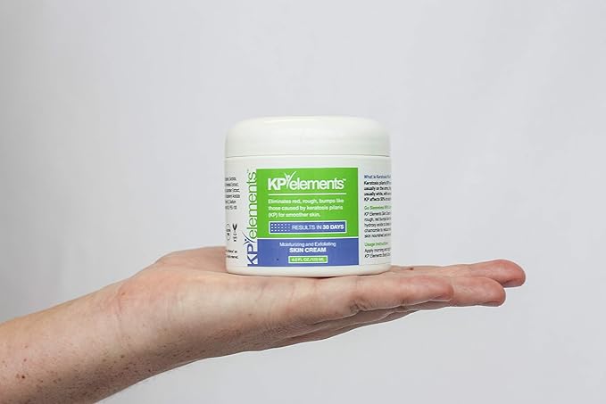 KP Elements Keratosis Pilaris Lotion (4 fl oz) - Natural Keratosis Pilaris Treatment, Moisturizing & Exfoliating AHA Lotion for KP, Vegan, Made in USA