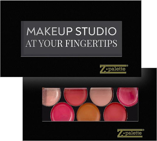 Mini Magnetic Makeup Palette, Empty Magnetic Palette, Universal Magnet makeup palette for Eyeshadows, Powders, Customizable Beauty Organizer with Clear Window