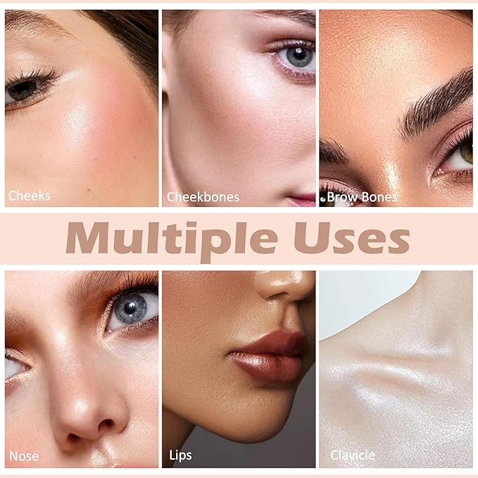 Boobeen Liquid Highlighter Contour Makeup, Face Highlighter Bronzer