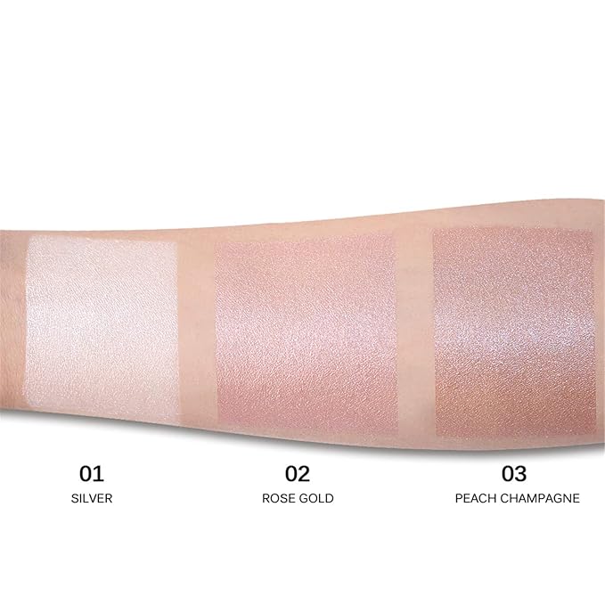 SACE LADY Liquid Highlighter Makeup Shimmer and Shine Ultra-Smooth Radiant Illuminator For Face Cheekbone Body Glow Bronzer Glitter Illuminating Highlighters Makeups, 0.2Fl Oz