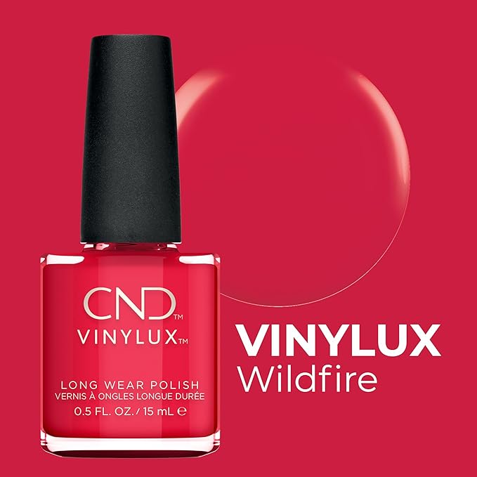 CND Vinylux Longwear Red Nail Polish, Gel-like Shine Longwear