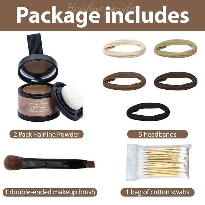 2 Pack Hairline Powder for