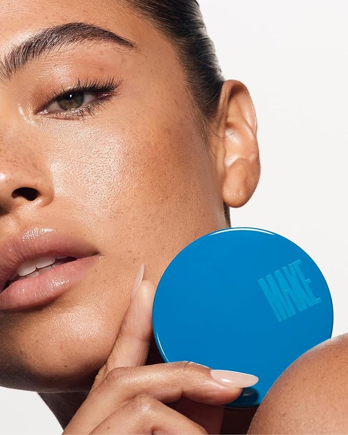 MAKE Beauty Skin Mimetic Microsuede Bronzer Powder - Matte Bronzing Powder Contour, Buildable Formula, Non Comedogenic, Long Lasting Color. Shade - Equinox for Medium to Deep Skin