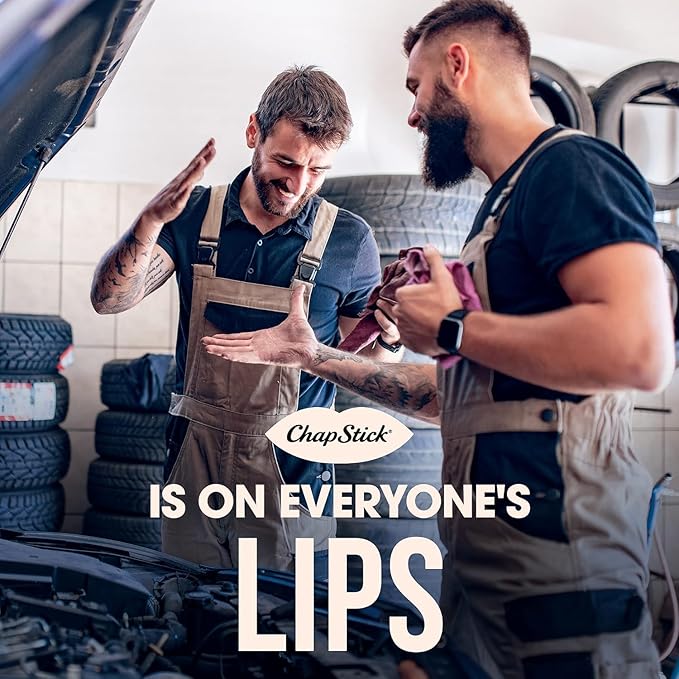 ChapStick Classic (1 Box of 12 Sticks, 12 Total Sticks, Cherry Flavor) Skin Protectant Flavored Lip Balm Tube, 0.15 Ounce Each, 12 Count (Pack of 1)