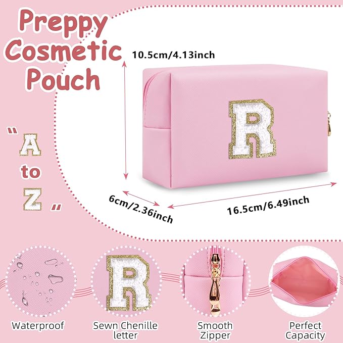 2pack personalized initial letter makeup