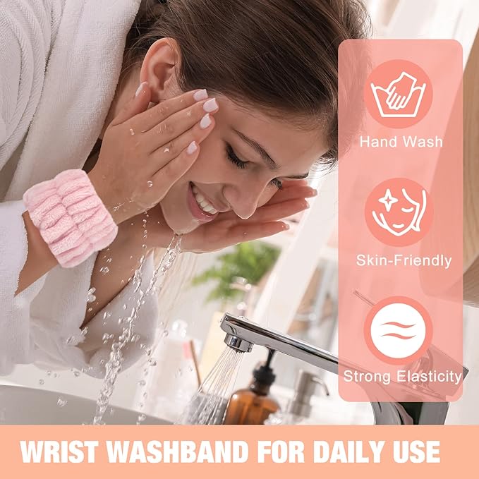 Women's wrist towels for washing