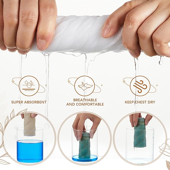 Cotton Tummy Liners and Bra Liners Set for Sweat Rash Skin Folds Plus Size Women Sweating Supplies