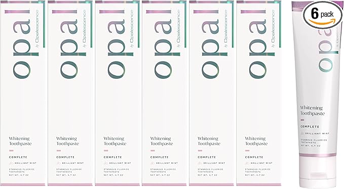 Opalescence Complete Stannous Fluoride for Prevention of Dental Decay, Sensivity, Gengivites & Whitening - (Pack of 6) Mint - 4.7 Ounce 5823-6
