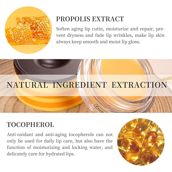 2 PCS Bee Honey Lip Balm