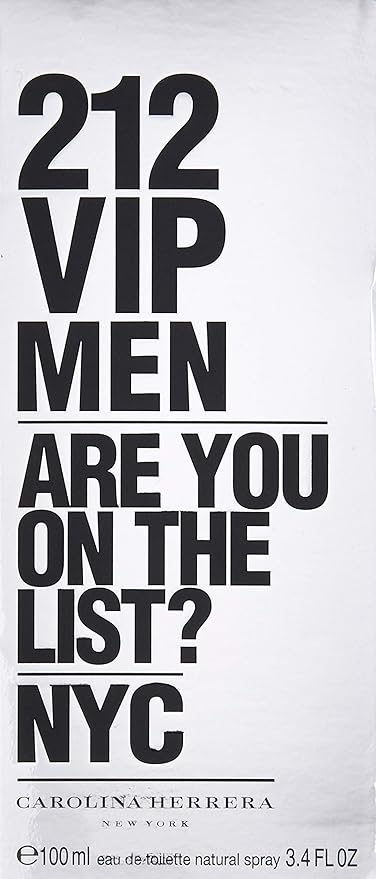 212 VIP Eau De Toillette Spray - 3.4 oz