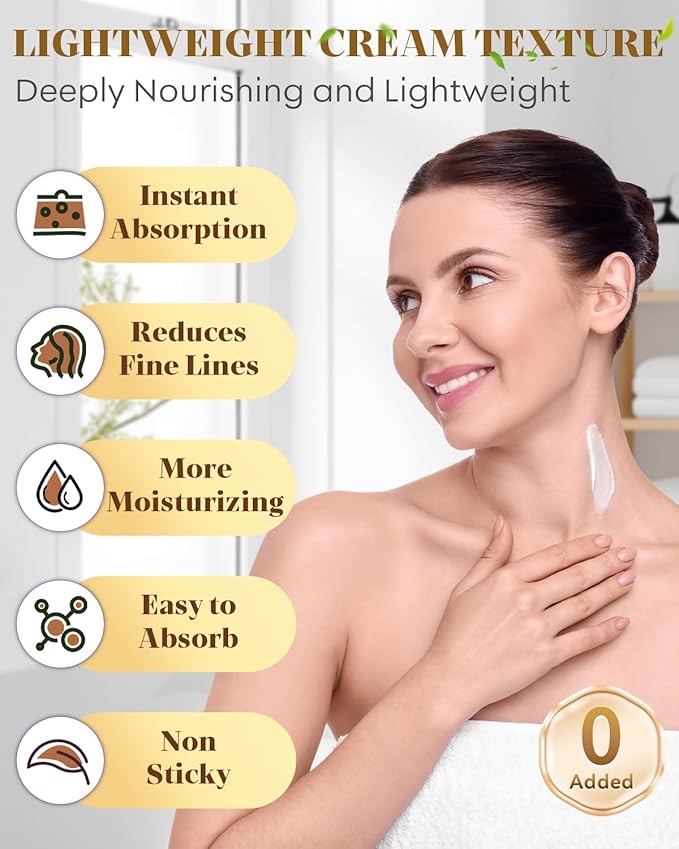 3% Retinol Cream Face Moisturizer, Anti Aging Neck Firming Cream with Collagen, Day & Night Face Cream with Hyaluronic Acid, Lifting & Tightening Wrinkle for Women & Men (1.51 Fl Oz (Pack of 1))