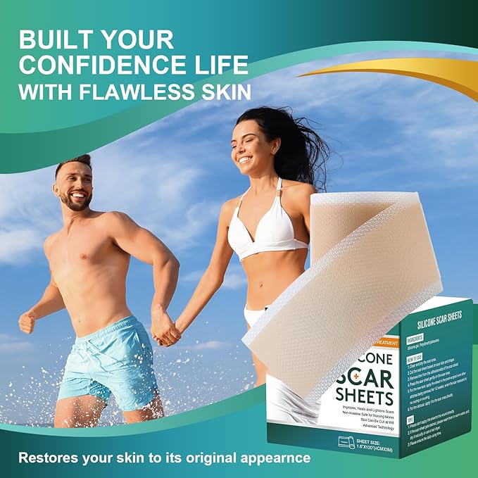 Medical Grade Silicone Scar Sheets, Silicone