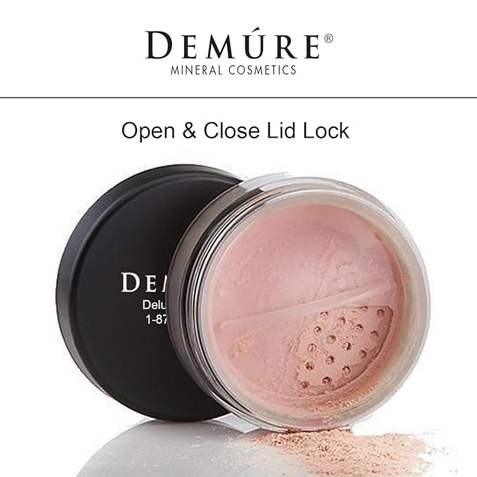 Demure Mineral Blush Makeup (Mocha Rose), Loose Powder By Demure