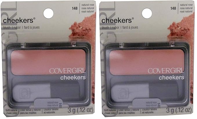 COVERGIRL Cheekers Blendable Powder Blush Natural Twinkle.12 oz, 1 Count (Pack of 2)