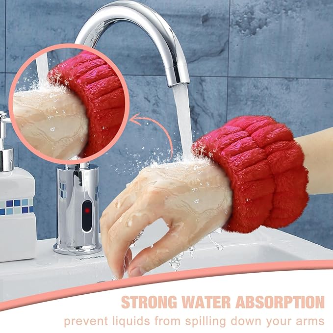 Crosize women's wrist towels for